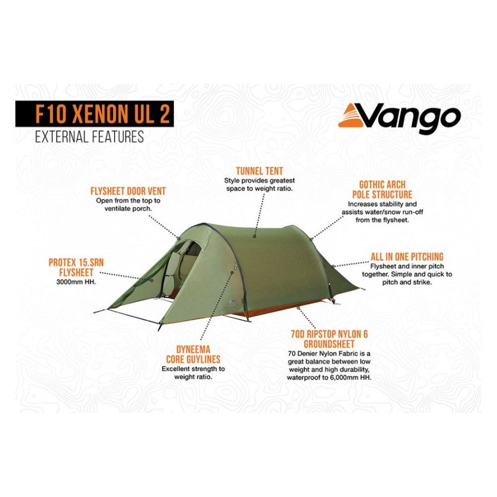 Force Ten (F10) Xenon UL 2 Tent - 2 Man Tent (2023)