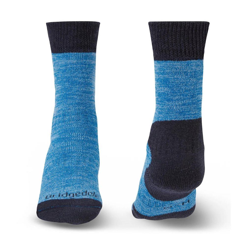 Bridgedale Women's Explorer Heavyweight Merino Comfort Socks (Blue Marl)