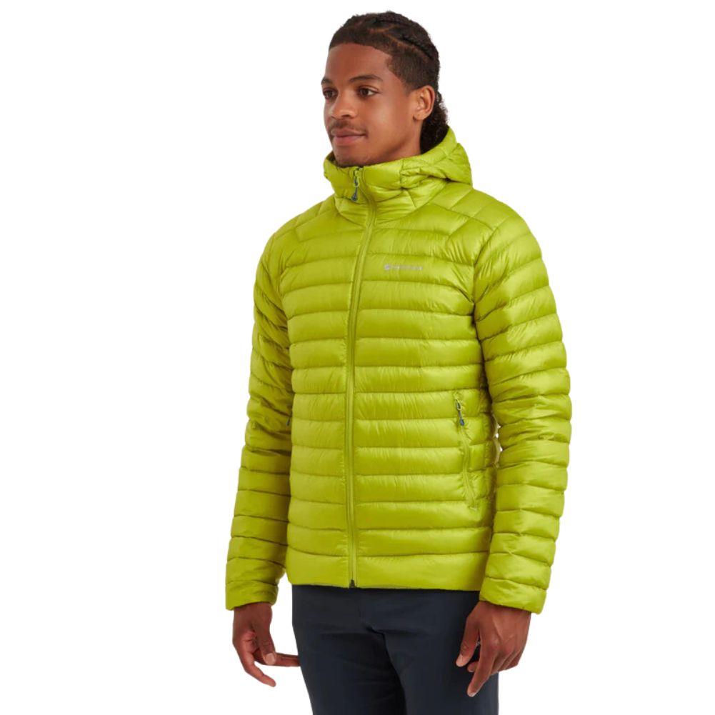 Montane Men’s Anti-Freeze Packable Hooded Down Jacket model angle