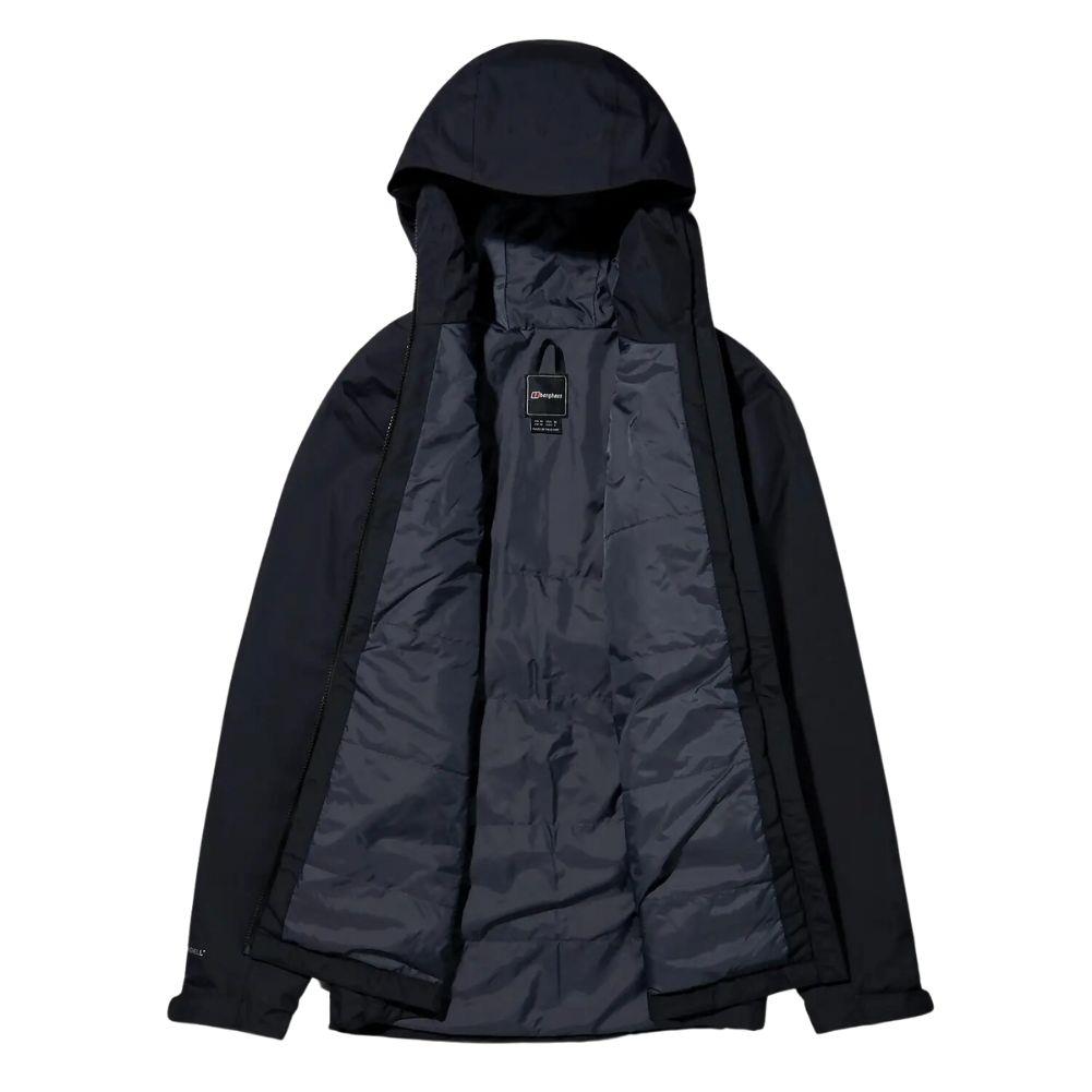 Berghaus Men&#39;s Deluge Pro 2.0 Insulated Waterproof Jacket (Black)