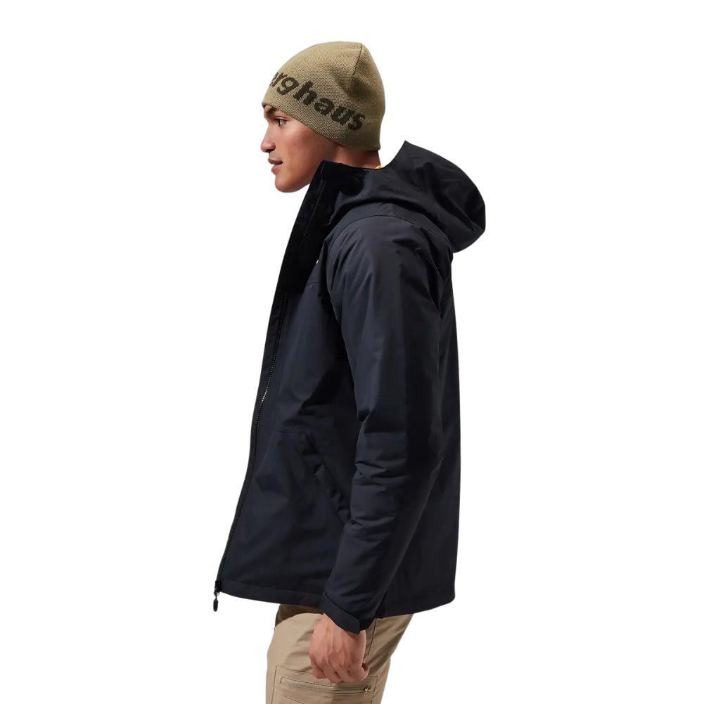 Berghaus Men&#39;s Deluge Pro 2.0 Insulated Waterproof Jacket (Black)