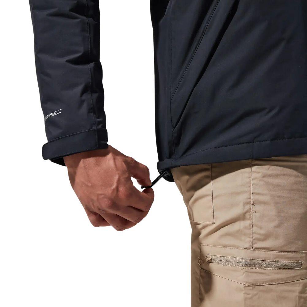 Berghaus Men&#39;s Deluge Pro 2.0 Insulated Waterproof Jacket (Black)