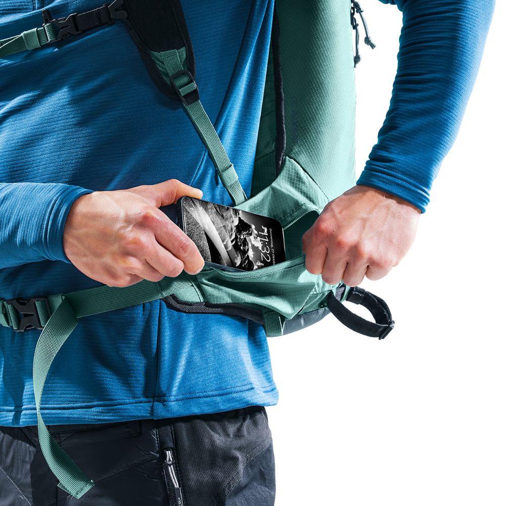 Deuter Updays 20 Ski Tour Backpack phone
