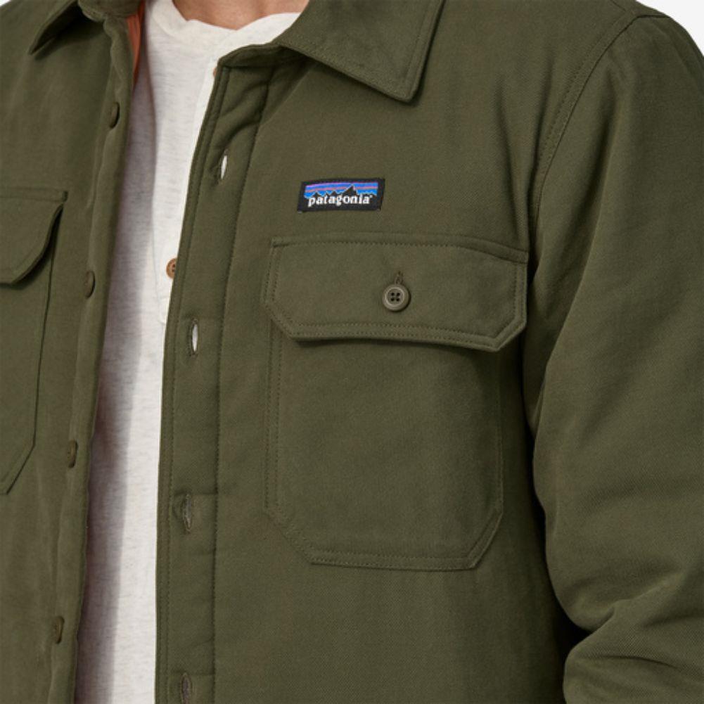 Patagonia Men&#39;s Insulated Organic Cotton Midweight Fjord Flannel Shirt 