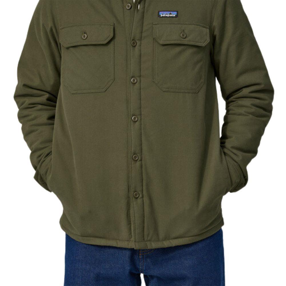 Patagonia Men&#39;s Insulated Organic Cotton Midweight Fjord Flannel Shirt 