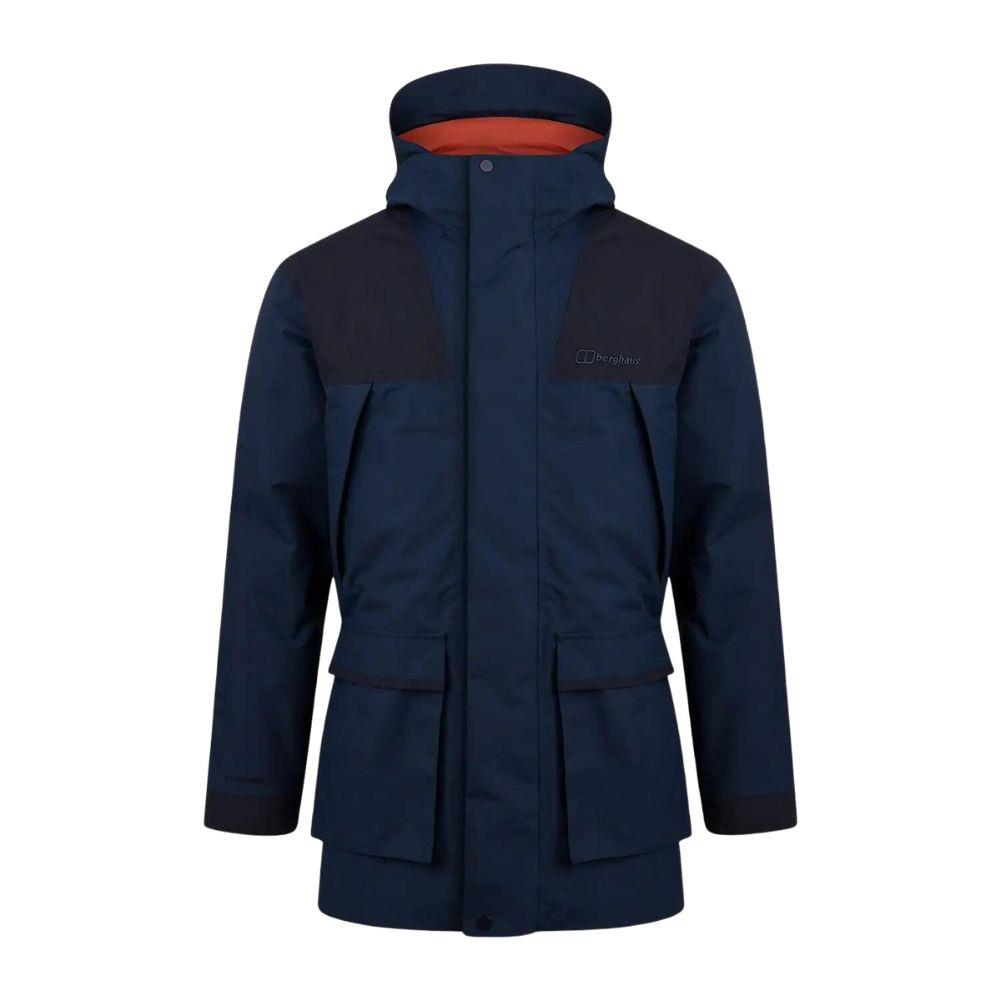 Berghaus Men's Breccan Parka Waterproof Insulated Jacket (Dark Blue)