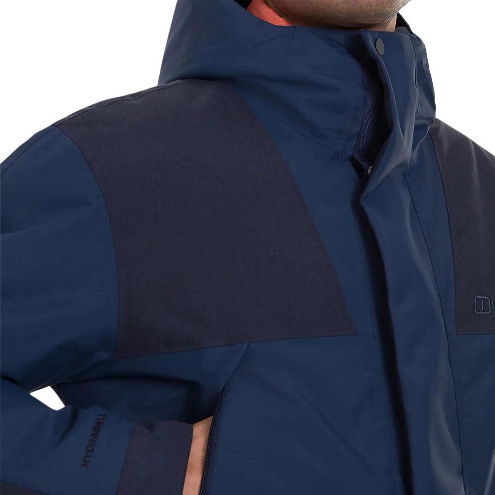 Berghaus Men&#39;s Breccan Parka Waterproof Insulated Jacket (Dark Blue)