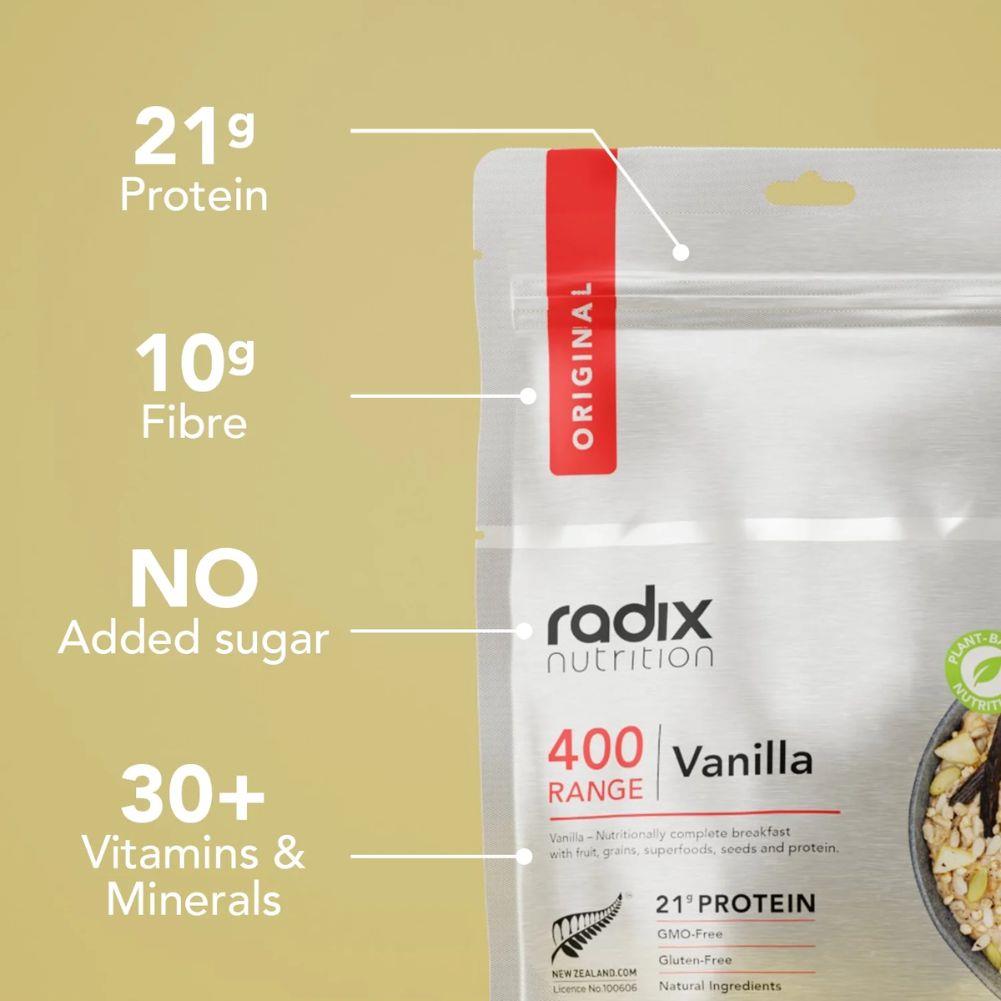 Radix Nutrition Original Breakfast v9.0 – 400Kcal info