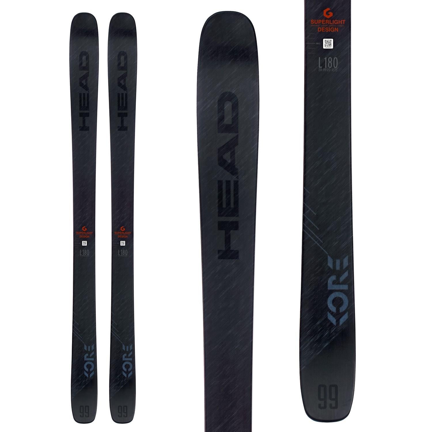 Head Men&#39;s Kore 99 Skis + Look NX 12 GW B110 Ski Bindings Ski Package - 180cm