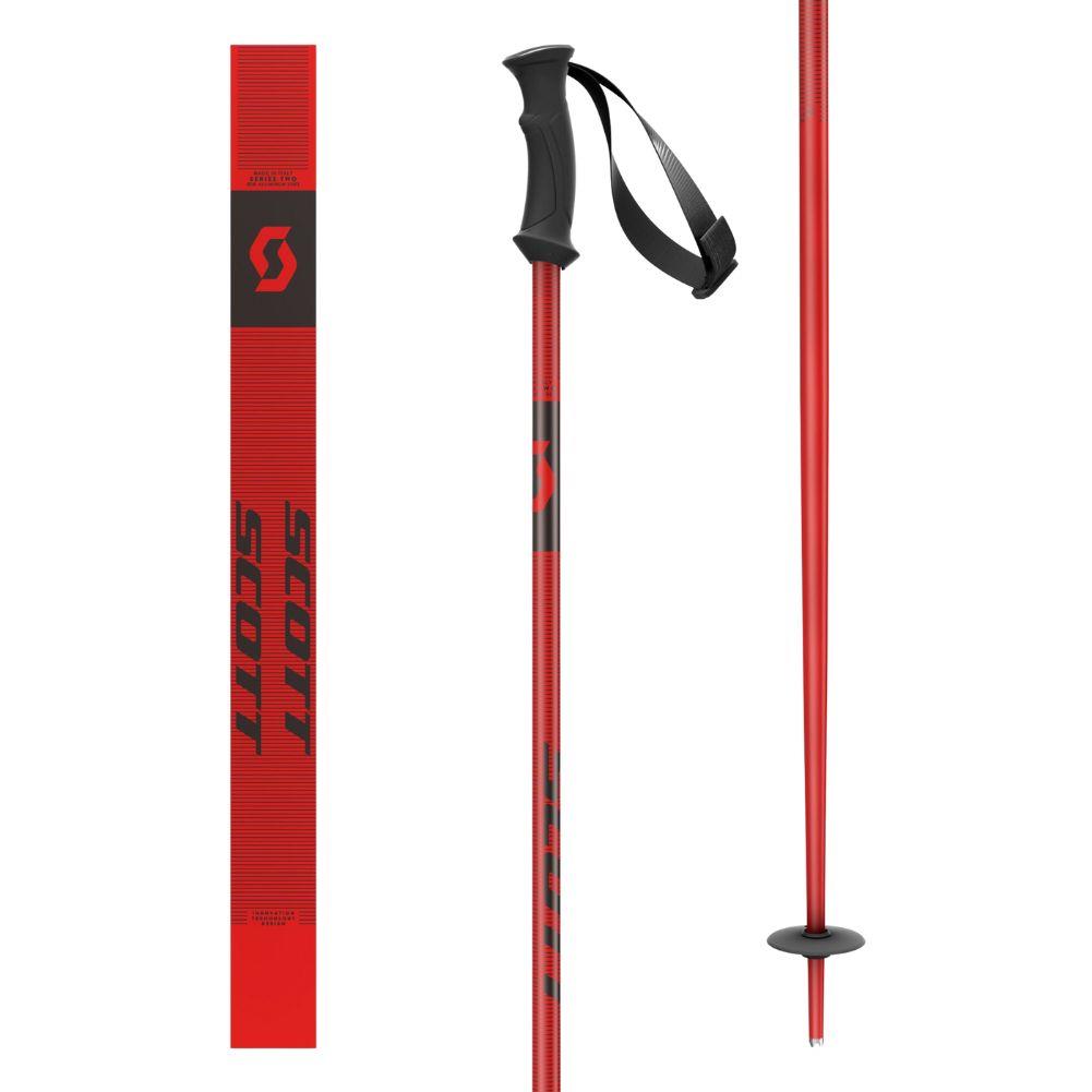 Scott 540 Pro Ski Poles (Red)