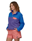 Patagonia Women's Lightweight Synchilla Snap-T Fleece Pullover (Perennial Purple)