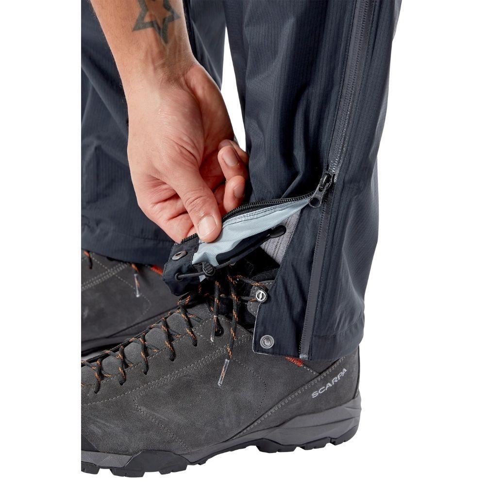 Rab Men's Downpour Plus 2.0 Waterproof Pants - Short  zipper