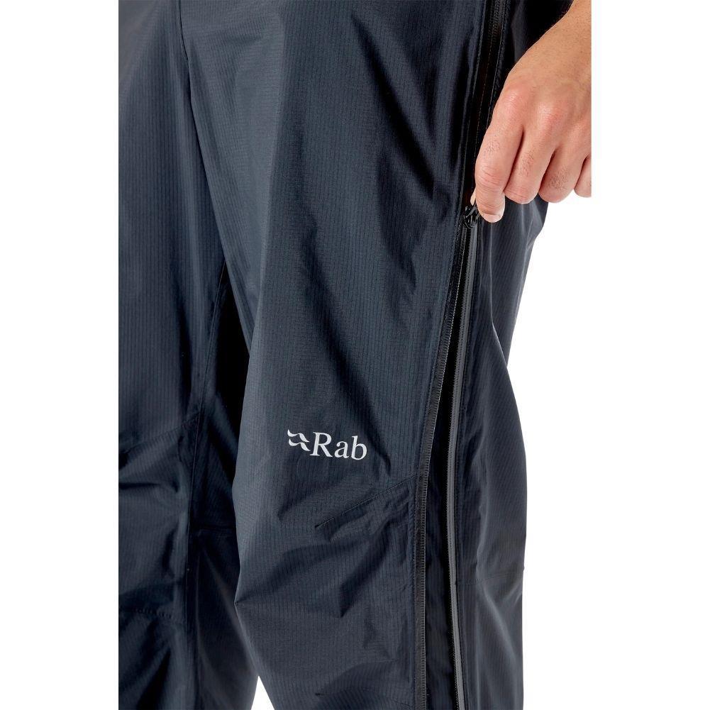 Rab Men&#39;s Downpour Plus 2.0 Waterproof Pants - Short pulling zip