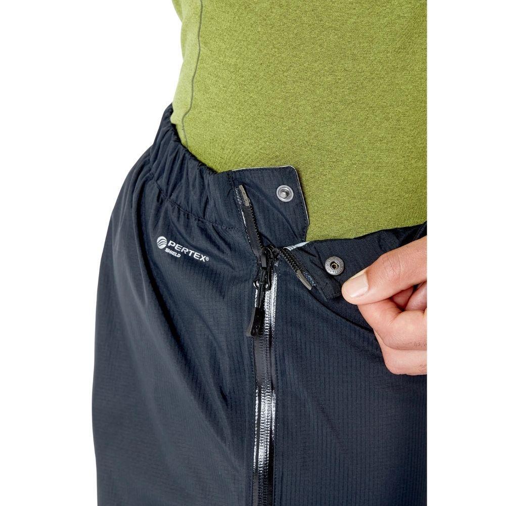 Rab Men&#39;s Downpour Plus 2.0 Waterproof Pants - Short button