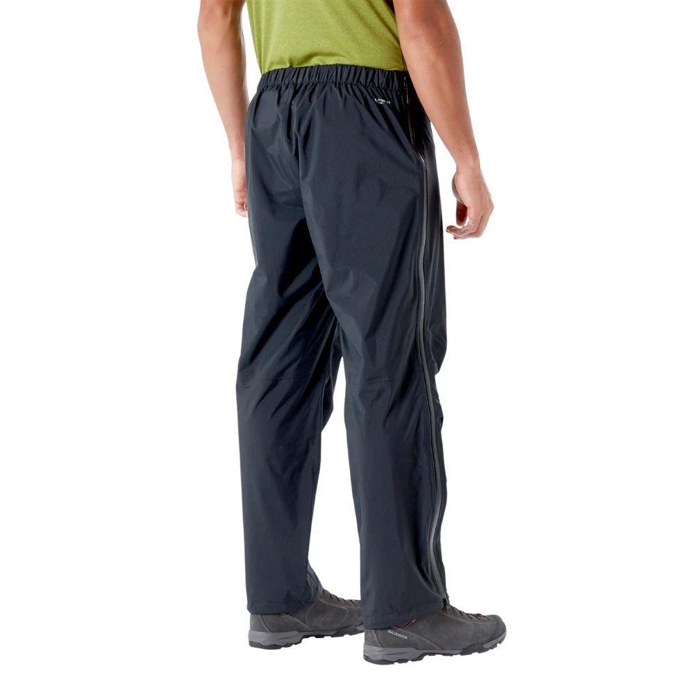 Rab Men's Downpour Plus 2.0 Waterproof Pants - Short (Black) back legs