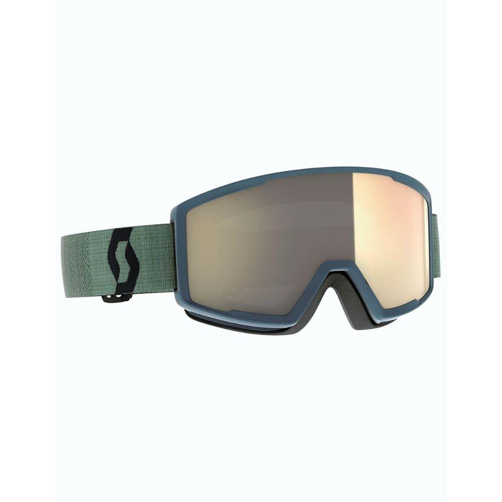 Scott Factor Pro LS Snow Sports Goggles (Soft Green/Black - Light Sensitive Bronze Chrome Lens)