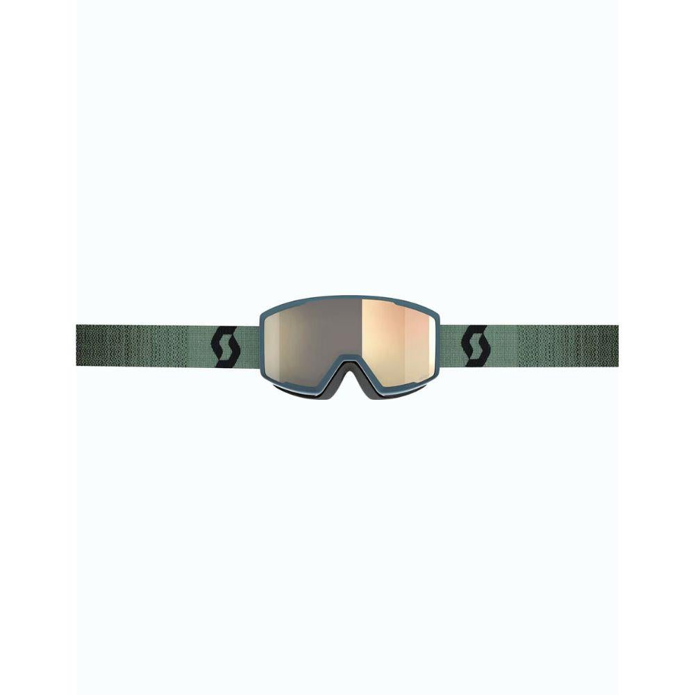 Scott Factor Pro LS Snow Sports Goggles (Soft Green/Black - Light Sensitive Bronze Chrome Lens)