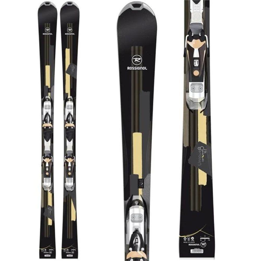 Rossignol Women&#39;s Unique 8 Skis + Saphir 110 WTPI2 Binding