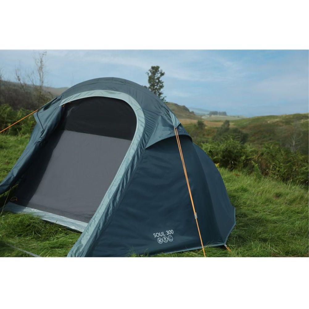 Vango Soul 300 Tent Man Tent (Deep Blue) – Summits Outdoor