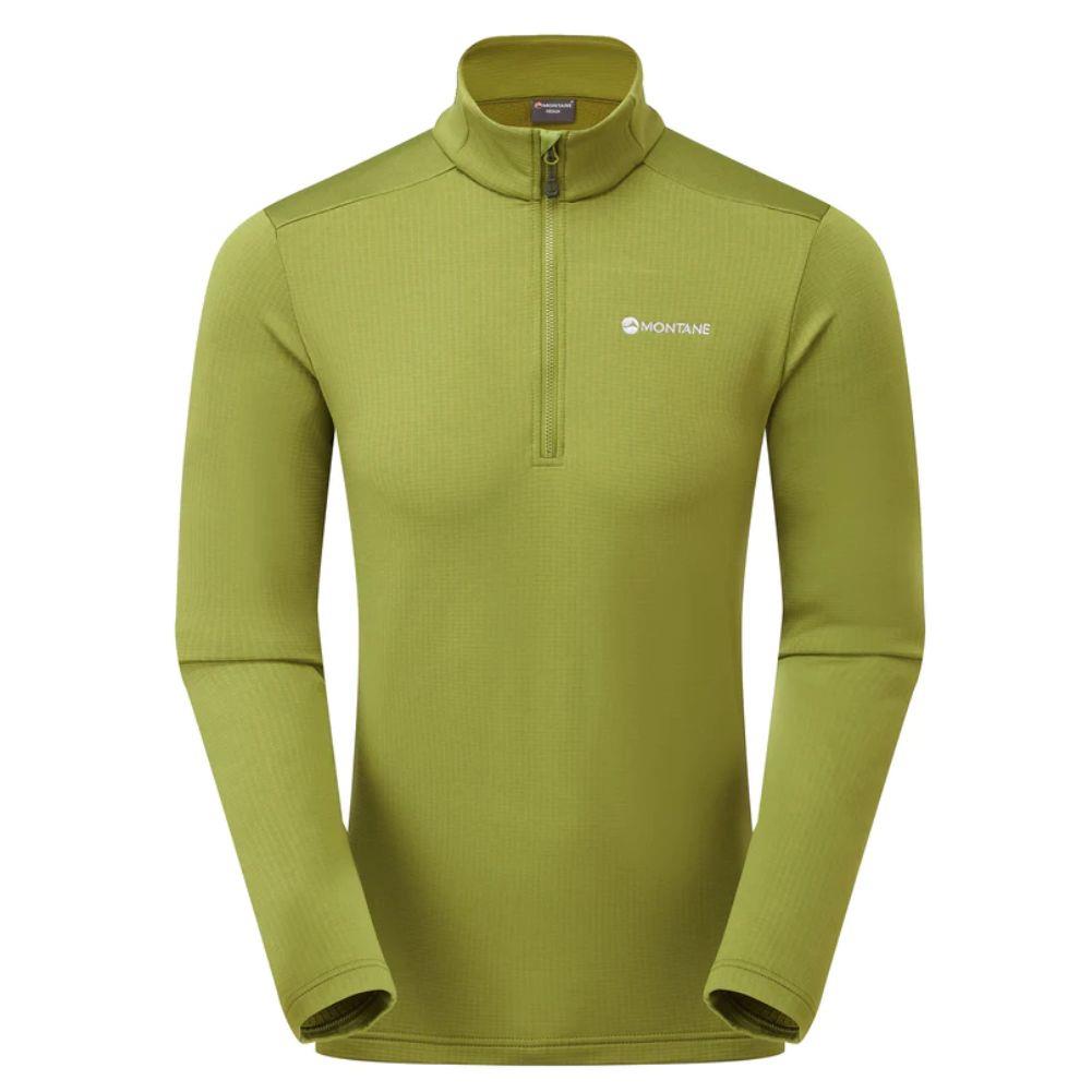 Montane Men’s Protium Fleece Pull-On Jacket (Alder Green) front