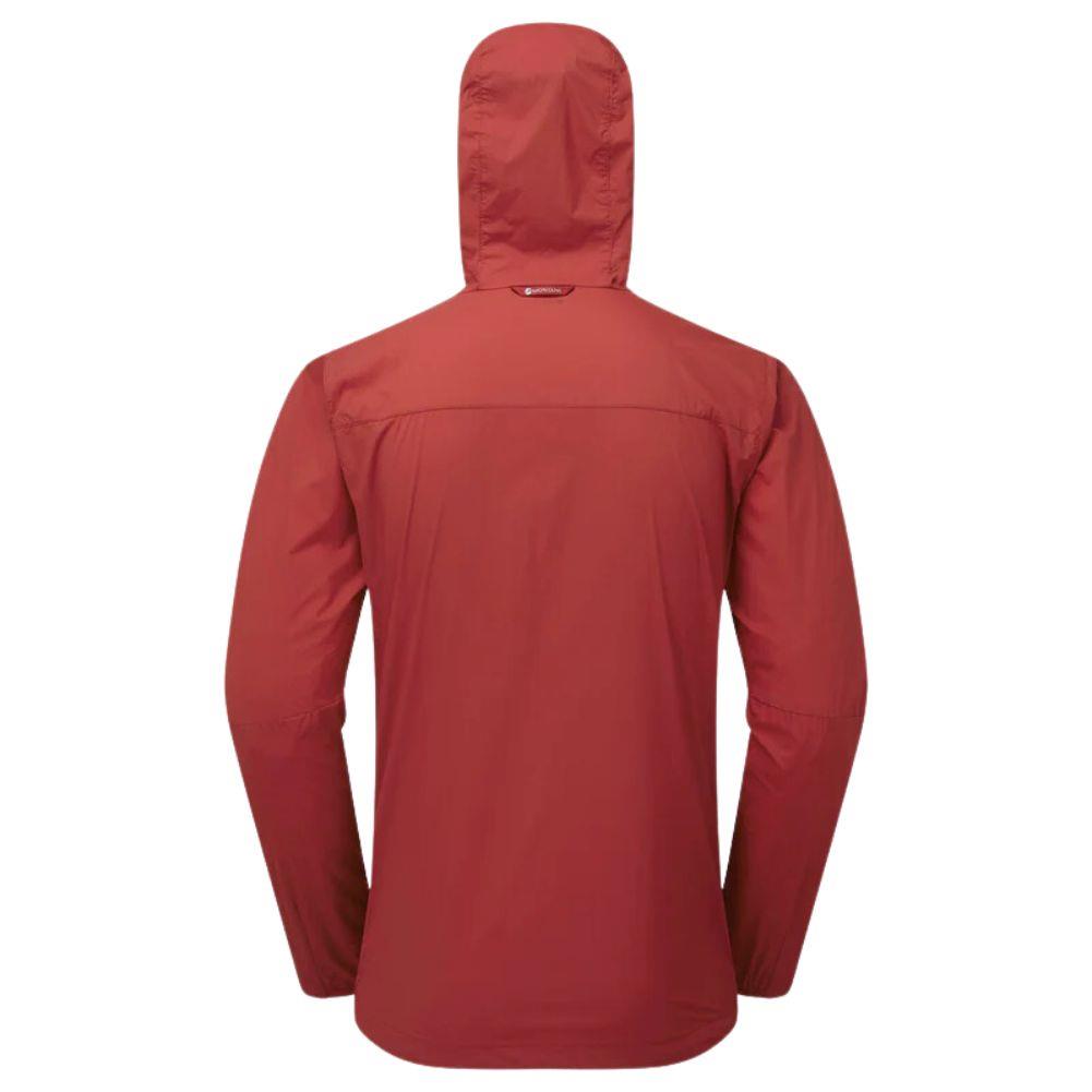 Montane Men’s Featherlite Packable Hooded Windproof Jacket (Acer Red)