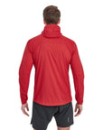 Montane Men’s Featherlite Packable Hooded Windproof Jacket (Acer Red) model back