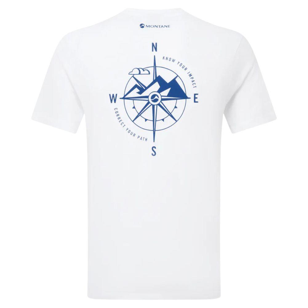Montane Men's Impact Compass T-shirt (White) back