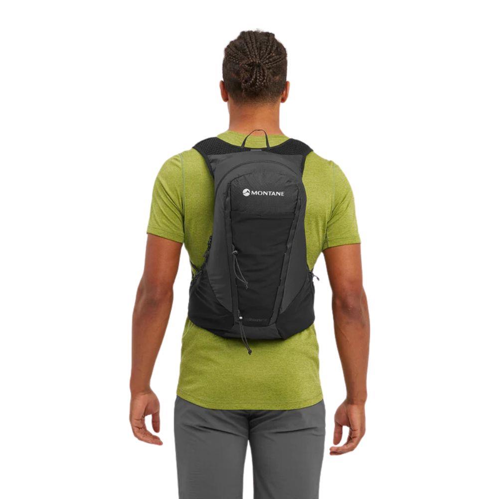 Montane Trailblazer 18L Backpack (Black) Model back