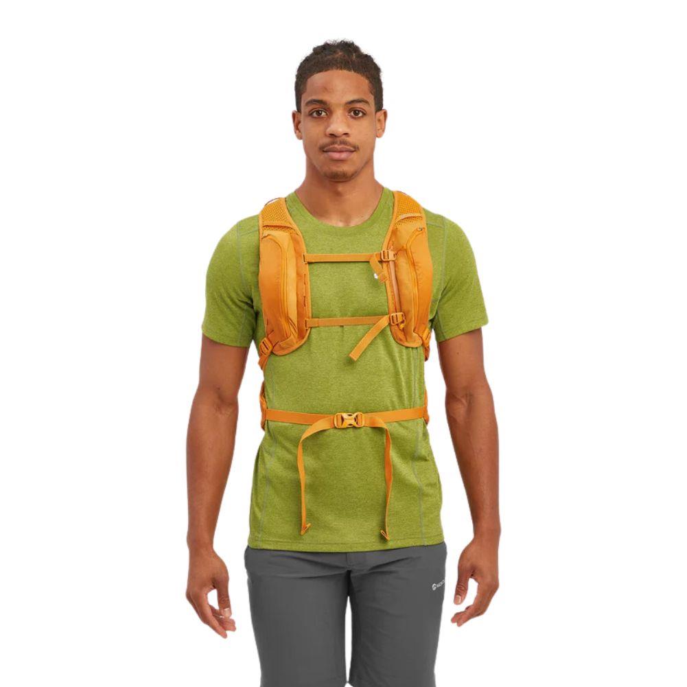 Montane Trailblazer 18L Backpack (Flame Orange) model front