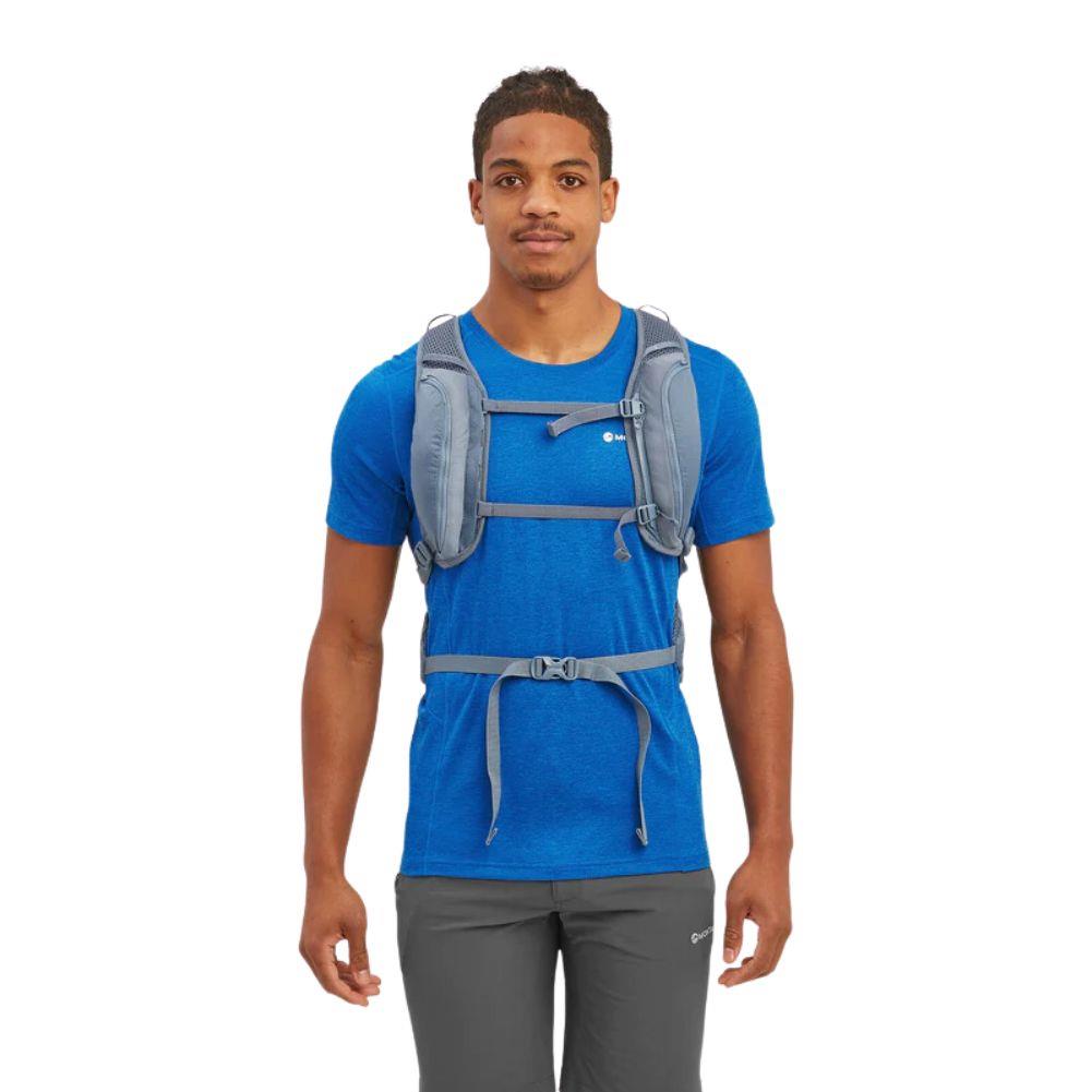 Montane Trailblazer 18L Backpack (Stone Blue) model front