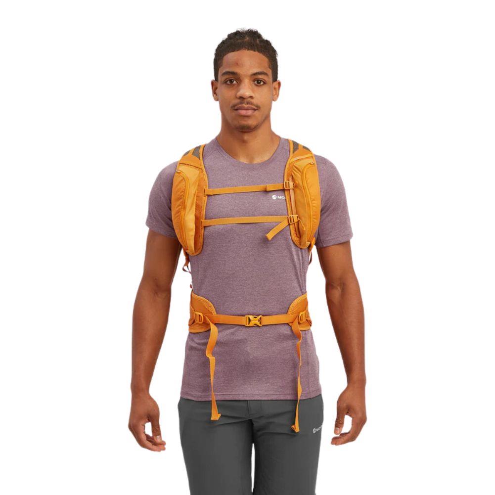 Montane Trailblazer 25L Backpack (Flame Orange) model front