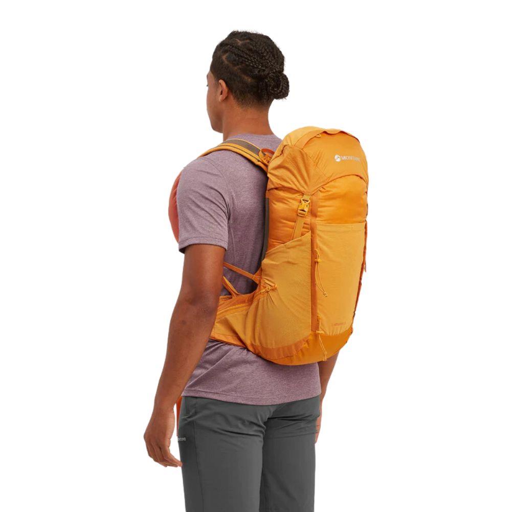 Montane Trailblazer 25L Backpack (Flame Orange) model angle