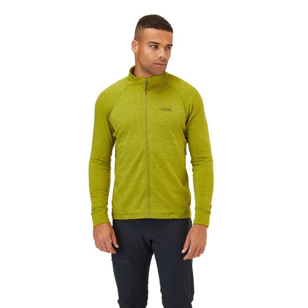Rab Men&#39;s Nexus Full-Zip Stretch Fleece (Aspen Green)
