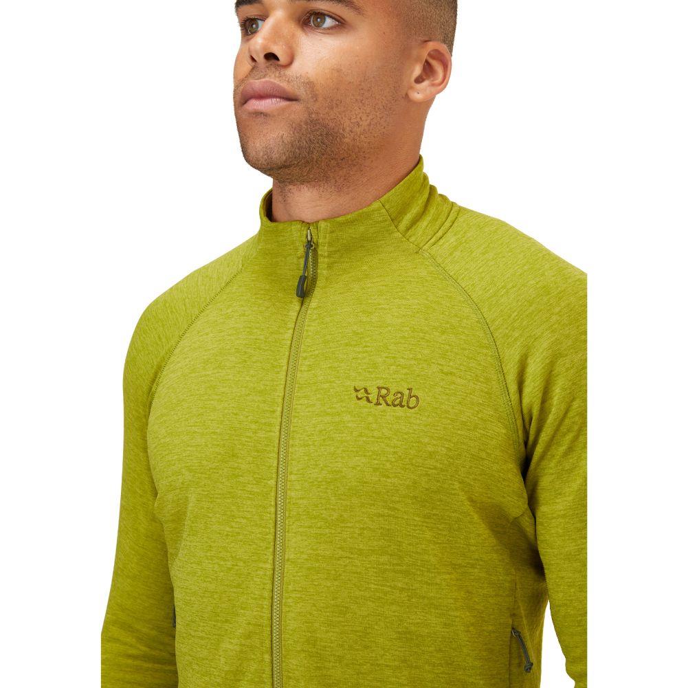 Rab Men&#39;s Nexus Full-Zip Stretch Fleece (Aspen Green)