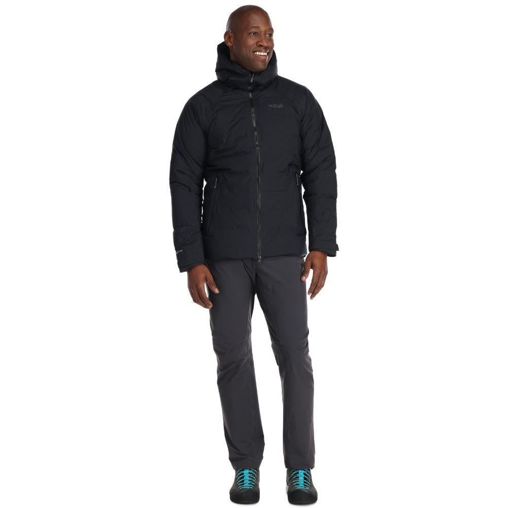Rab Men's Valiance Waterproof Down Jacket (Black) full body