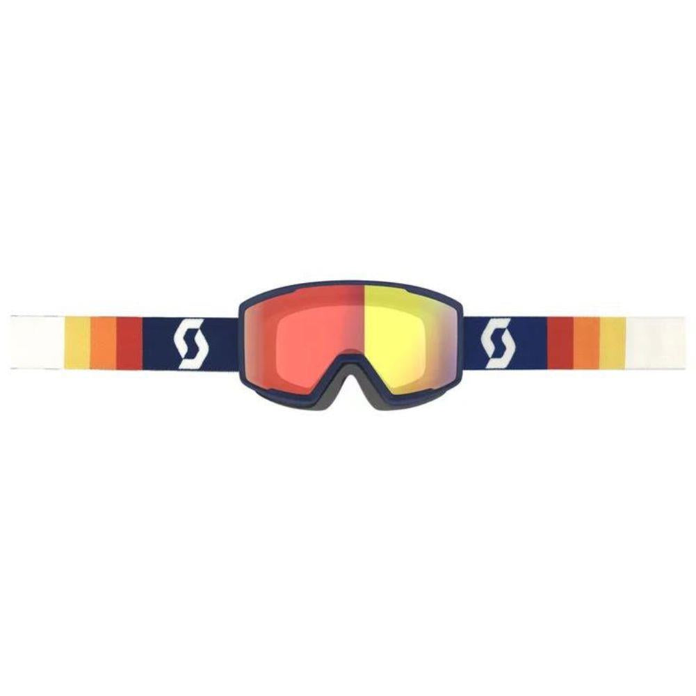 Scott Factor Pro Snow Sports Goggle - Retro blue / Enhancer red chrome
