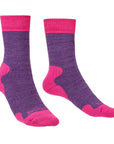 Bridgedale Women's Heavyweight Merino Comfort Boot - M (Purple Marl) - Main