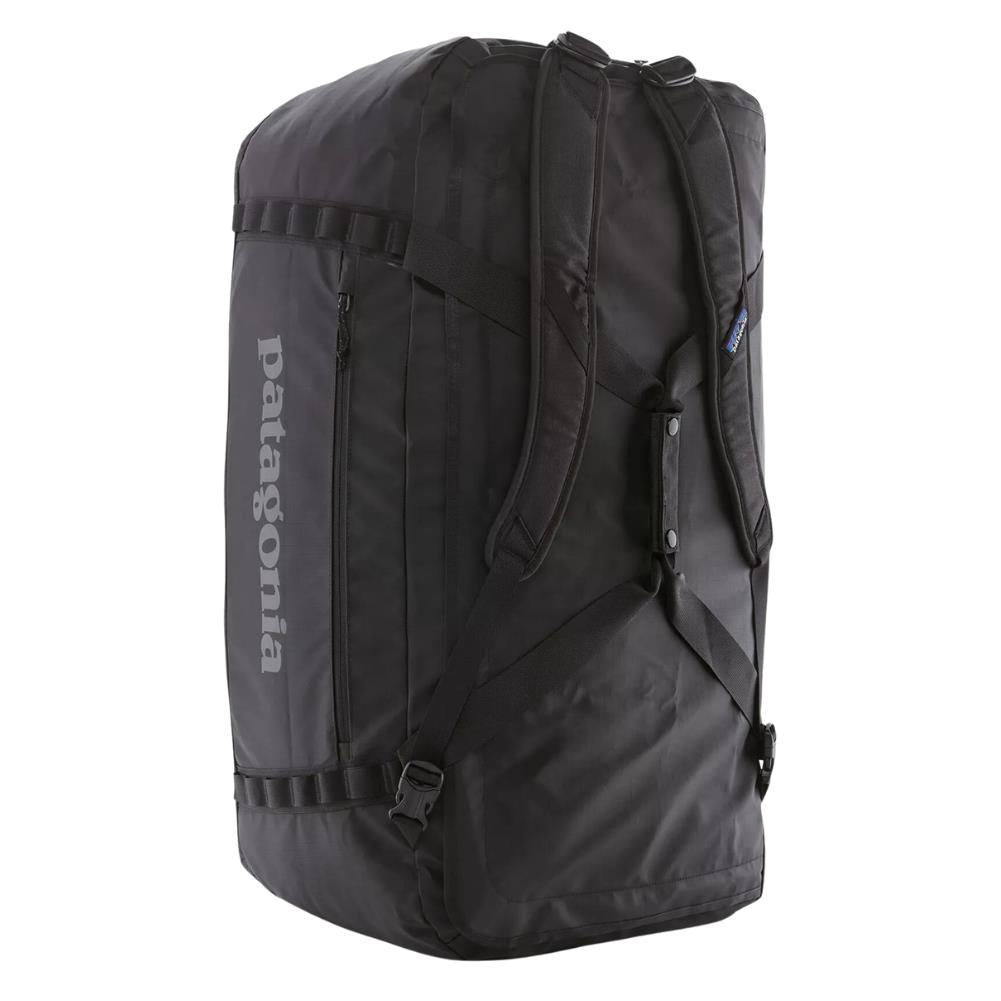 Patagonia Black Hole Duffel Bag 100L (Black) on its side