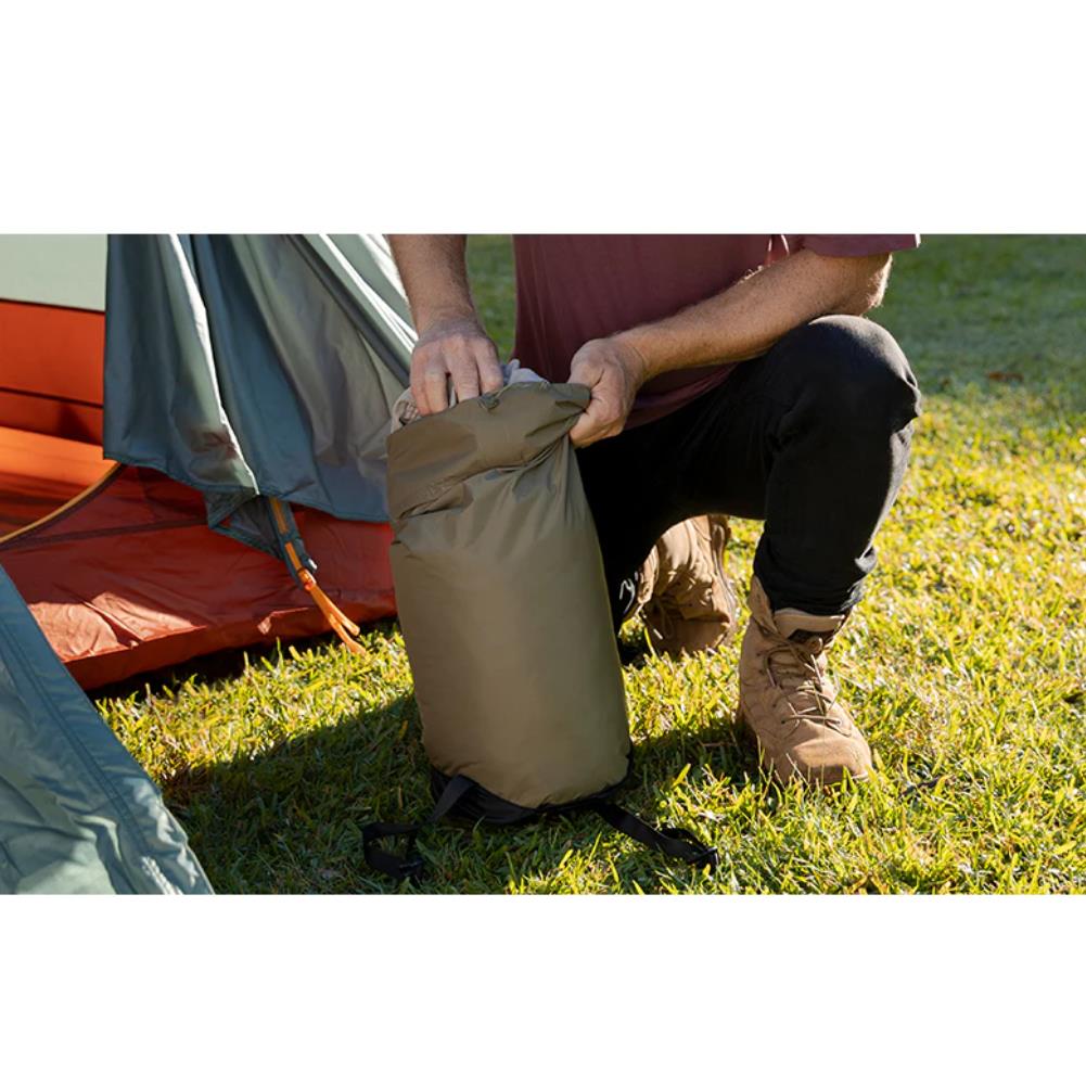 Sea To Summits Lightweight Compression Sack - 13L (Olive Green) packing