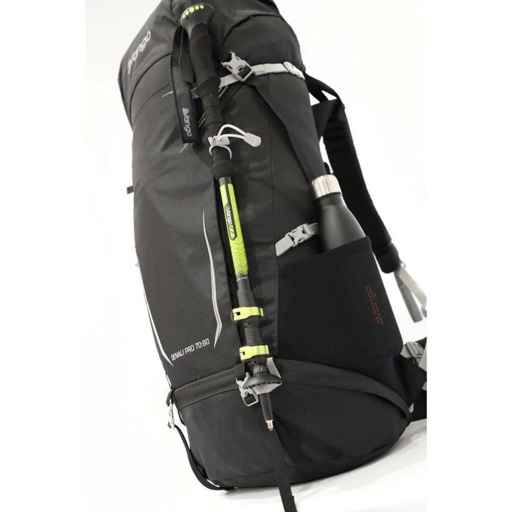 Vango Denali Pro 70-80 Trekking Rucksack can stick a pole here