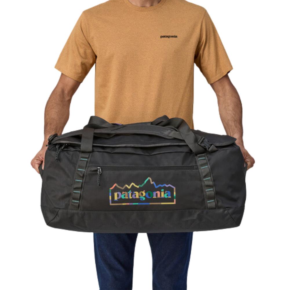 Patagonia Black Hole Duffel Bag 70L (Unity Fitz: Ink Black) holding bag