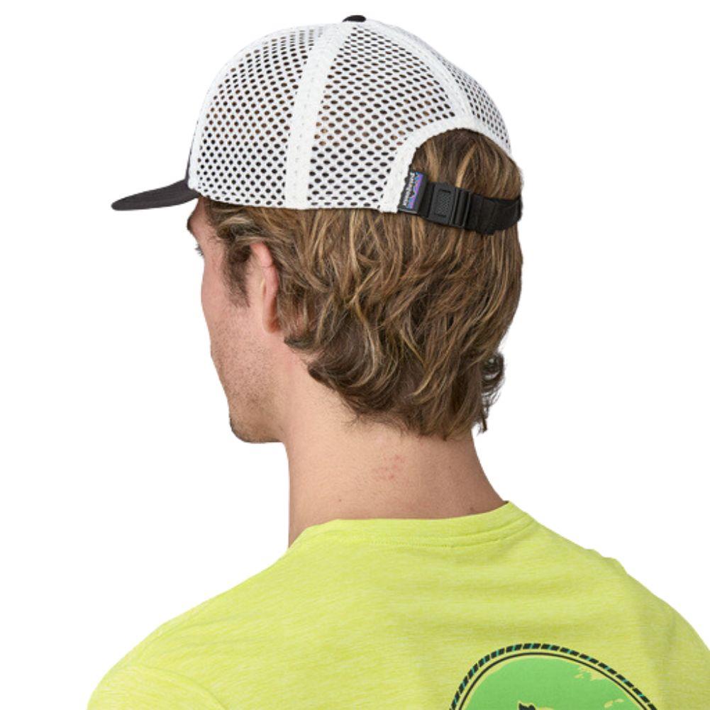 Patagonia Duckbill Shorty Trucker Hat (Black) back view