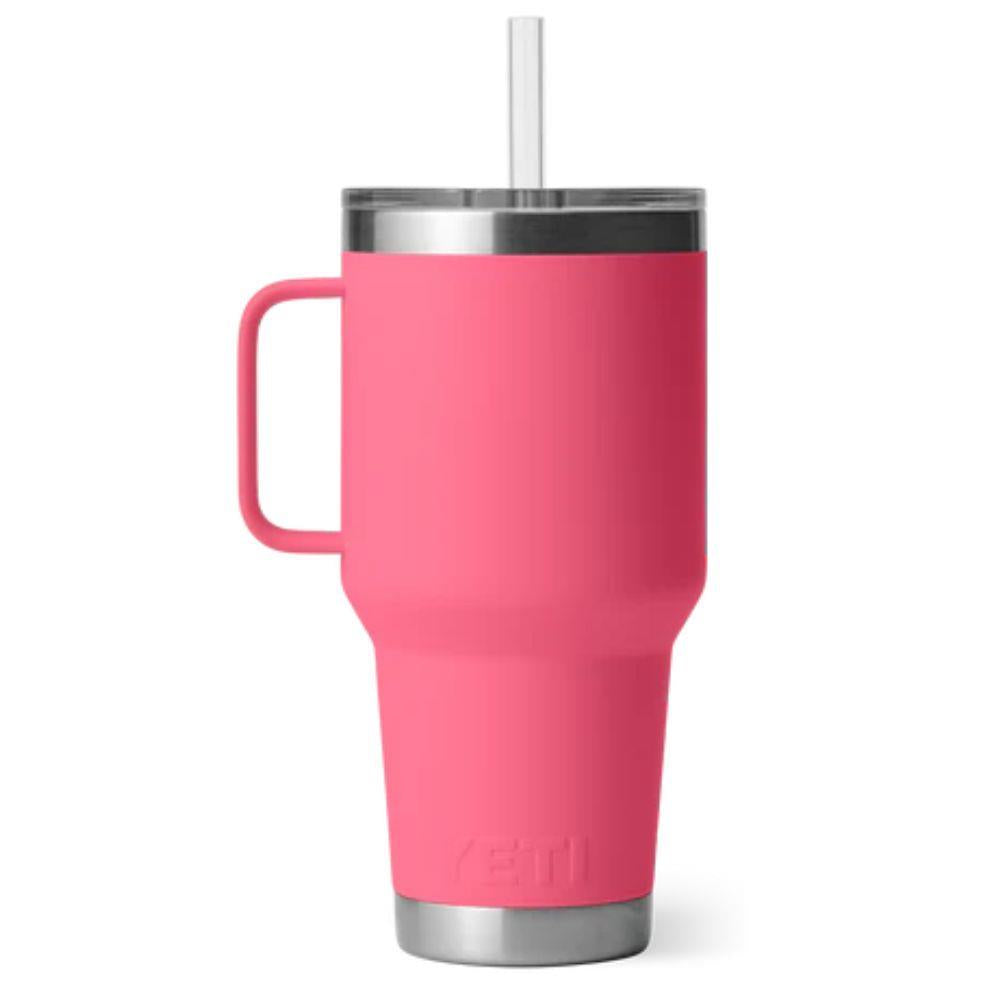 Yeti Rambler 35 OZ (994 ML) Straw Mug (Tropical Pink) back