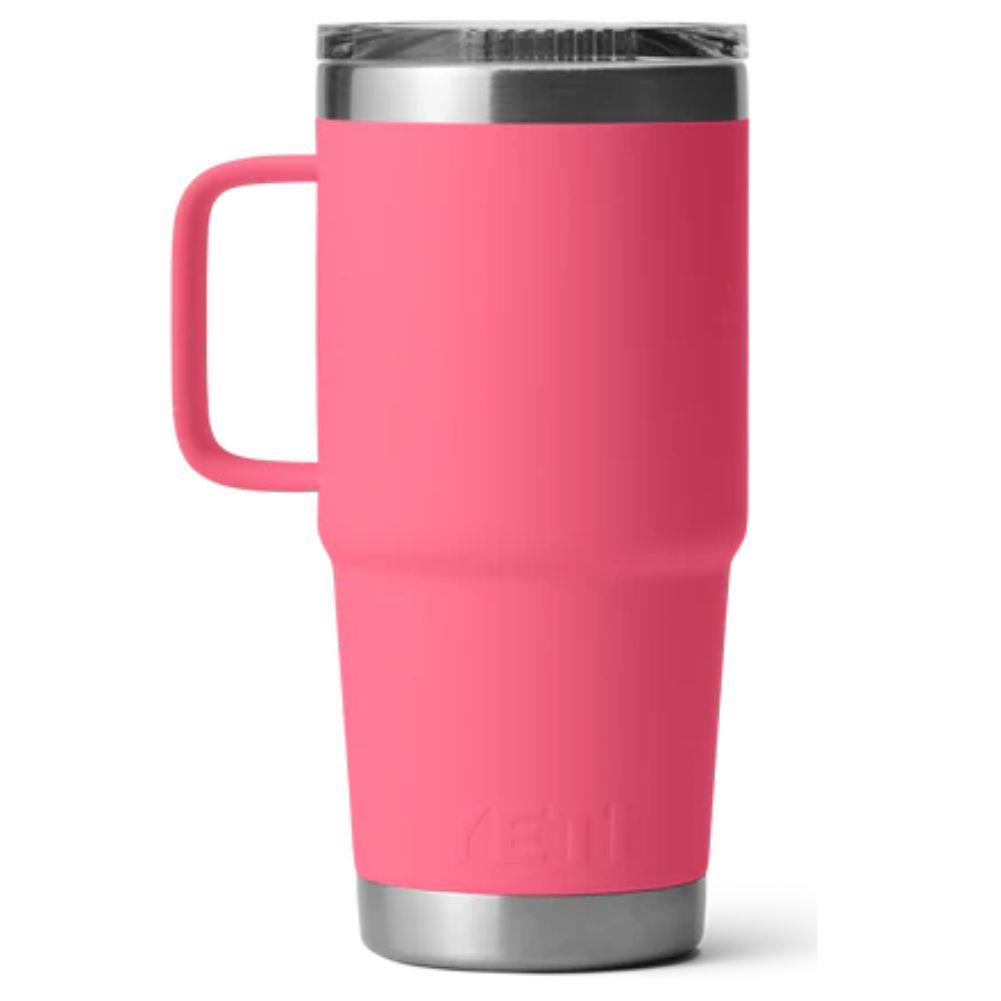 Yeti Rambler 20 OZ Travel Mug (Tropical Pink) back view