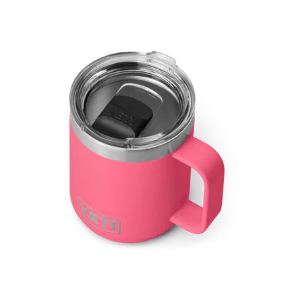 Yeti Rambler 10 OZ Mug (Tropical Pink) top view