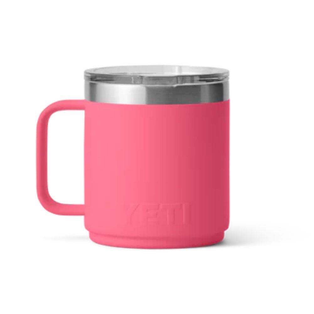 Yeti Rambler 10 OZ Mug (Tropical Pink) back view