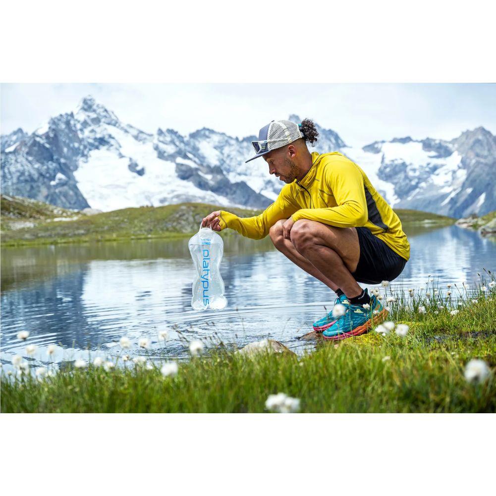 Platypus QuickDraw 2L Water Filter System using it