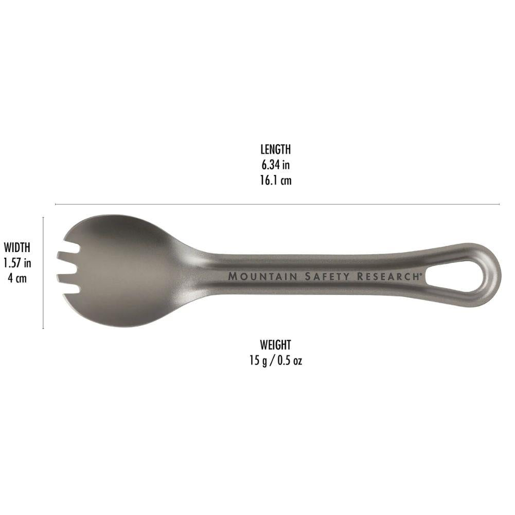 MSR Titan Spork measurements