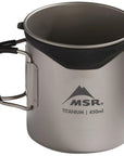 MSR Titan Cup 450ML handles