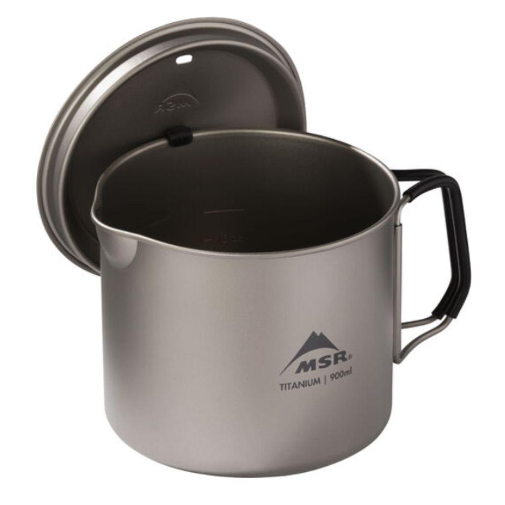 MSR Titan Titanium Kettle 900ML open lid